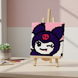 Pompom Ball Mosaic Art